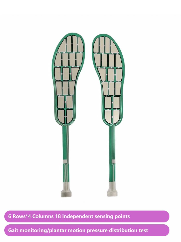 Smart Insole Pressure - ES42-18P フレキシブルフィルム足圧センサー、スマートインソール歩行分析用ピエゾ抵抗分散抵抗ペア