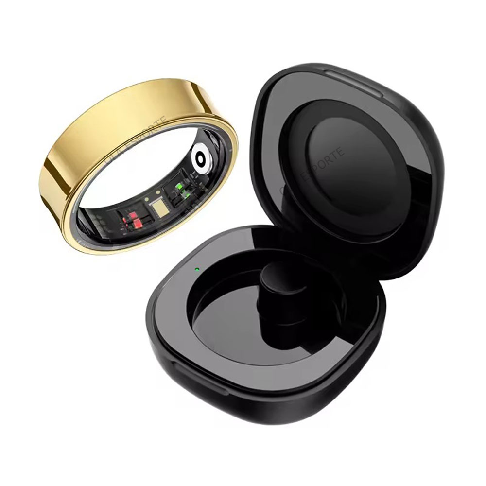 Temperature Ring Skin - 新しい R09 スマートリング男性女性充電ケース付き、心拍数、血中酸素、皮膚温度モニター、5ATM 防水 Android IOS