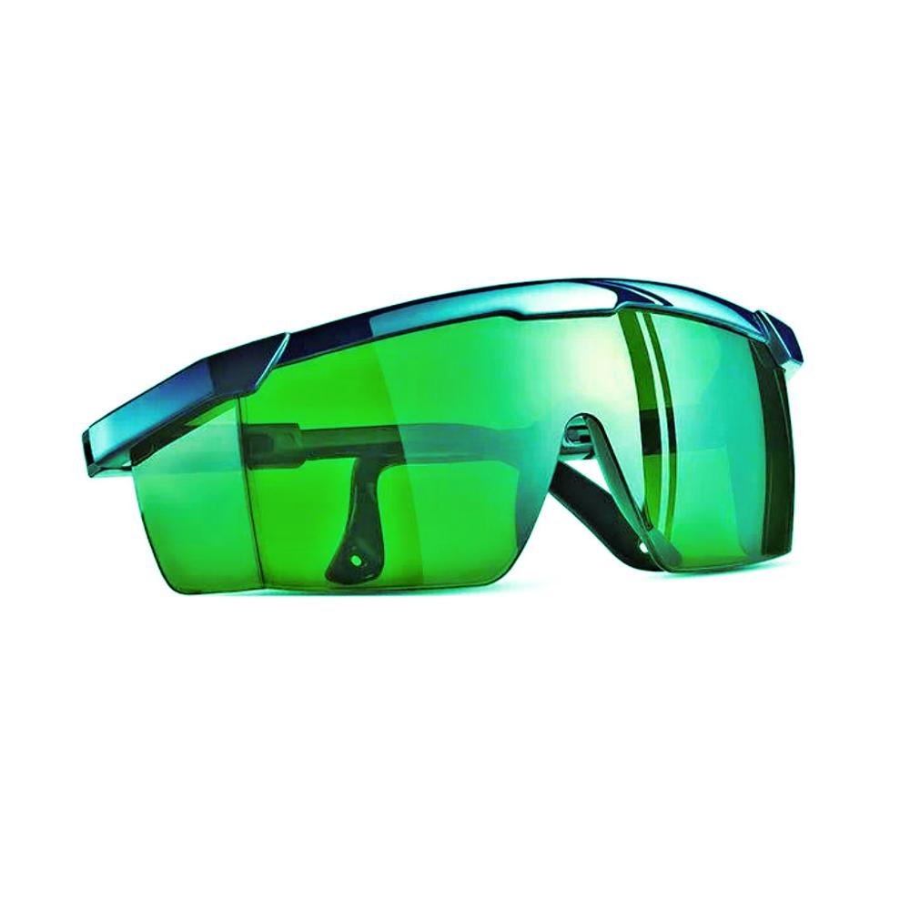 Light Therapy Glasses - 赤色光療法用メガネ 赤外線＆LEDセッション用目の保護具 深緑色ゴーグル 有害な波長200～2000nmを遮断