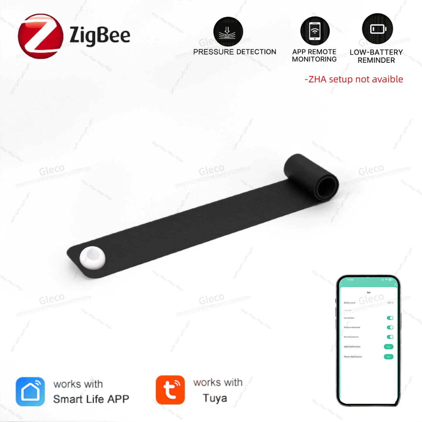 Smart Insole Pressure - Zigbee 圧力センサー検出器重力検出バッテリー駆動 Tuya スマートライフホームオートメーションシーン椅子フロアマットパッド用