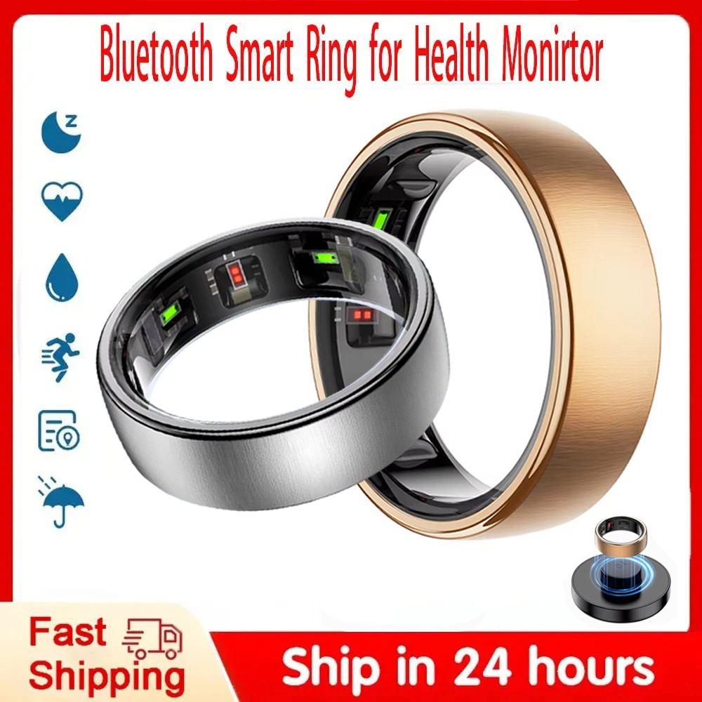 Temperature Ring Skin - R10 充電ケーススマートリング男性女性皮膚温度健康睡眠モニタースマートリングスポーツフィットネストラッカー Andriod IOS 用