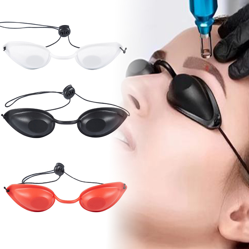 Light Therapy Glasses - 調整可能なレーザー保護メガネ ソフトビューティーアイマスク IPLレーザーLED UVフォトンビューティー レッドライトセラピー サンベッド用品