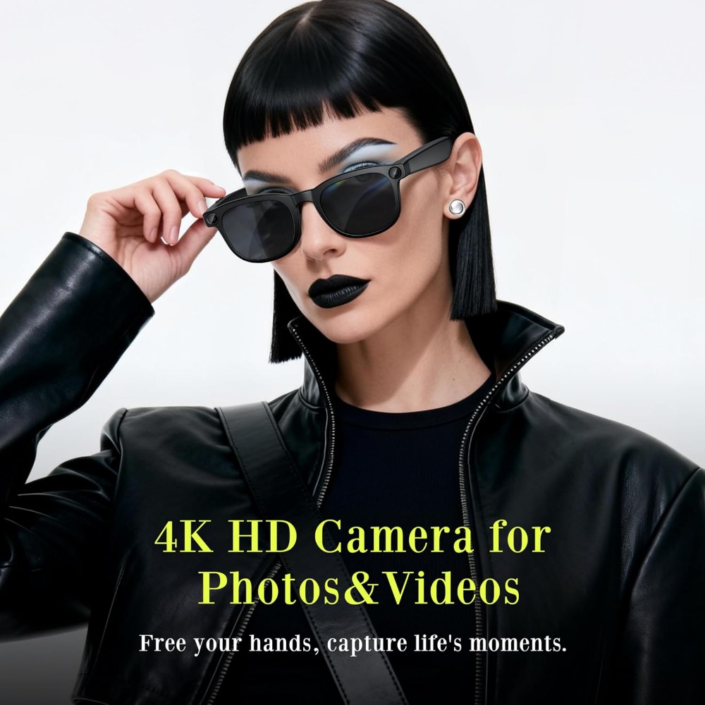 スマートグラス：4Kビデオ、オープンイヤーオーディオ、ワイヤ - Smart Glasses Lens のレビューと価格