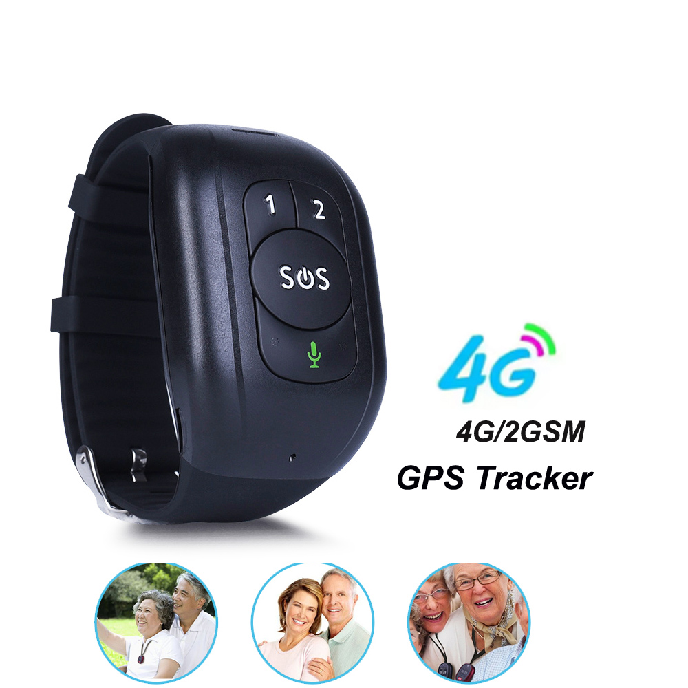 高齢者向け4G LTE GPSトラッカーブレスレットV48子 - Fall Detection Watch のレビューと価格