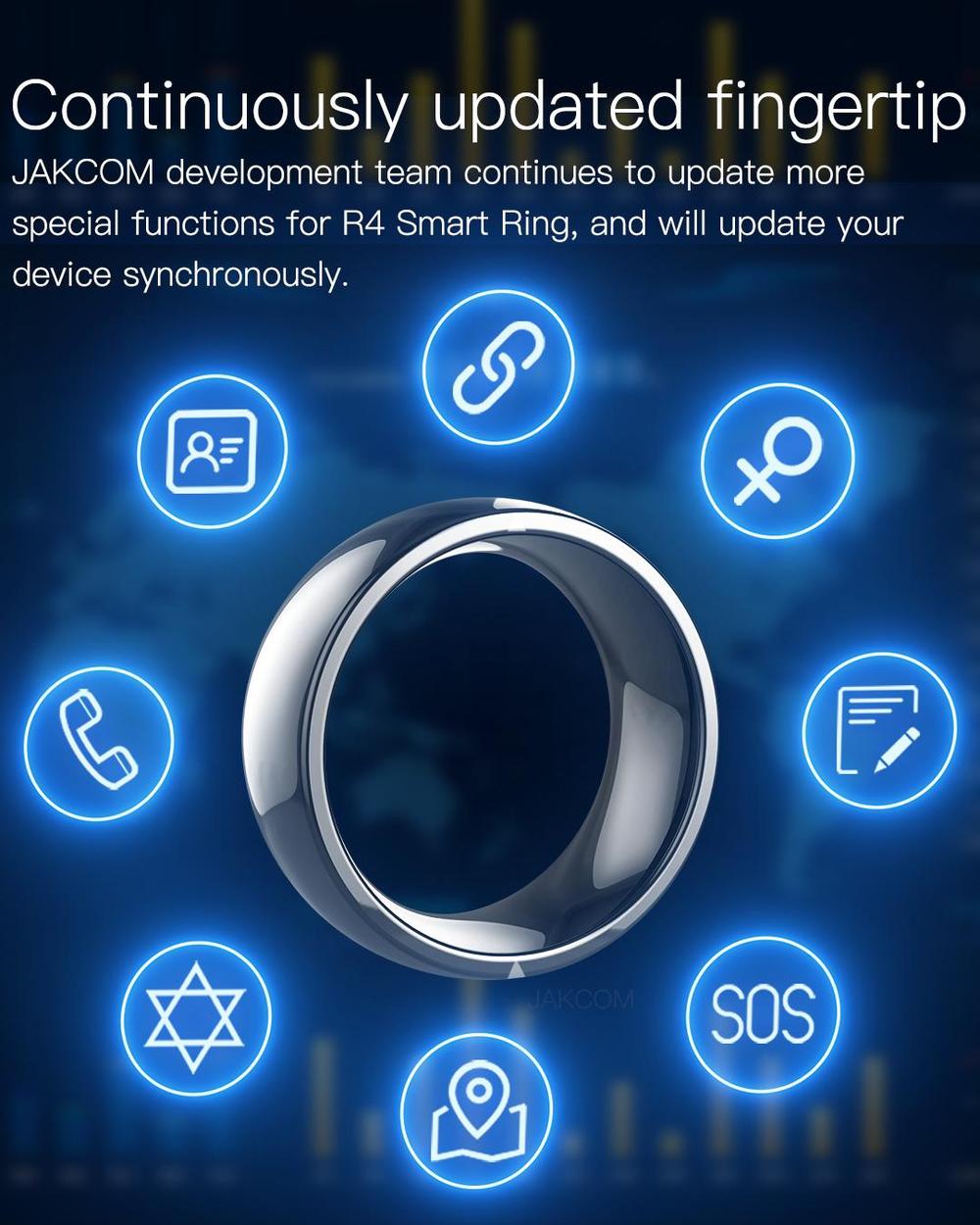 Jakcom-スマートリング,防水,高速,nfc,iosおよ - Smart Ring Nfc Pay のレビューと価格