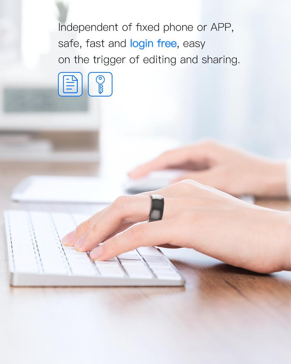 Jakcom-スマートリング,防水,高速,nfc,iosおよ - Smart Ring Nfc Pay のレビューと価格