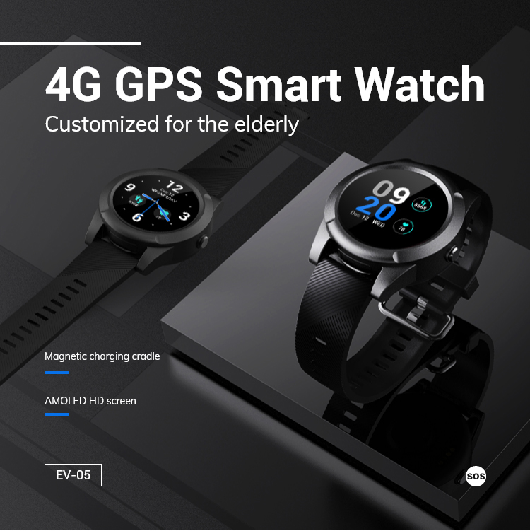 高齢者向けGPS追跡スマートウォッチ、転倒検知、SOS緊急通 - Fall Detection Watch のレビューと価格