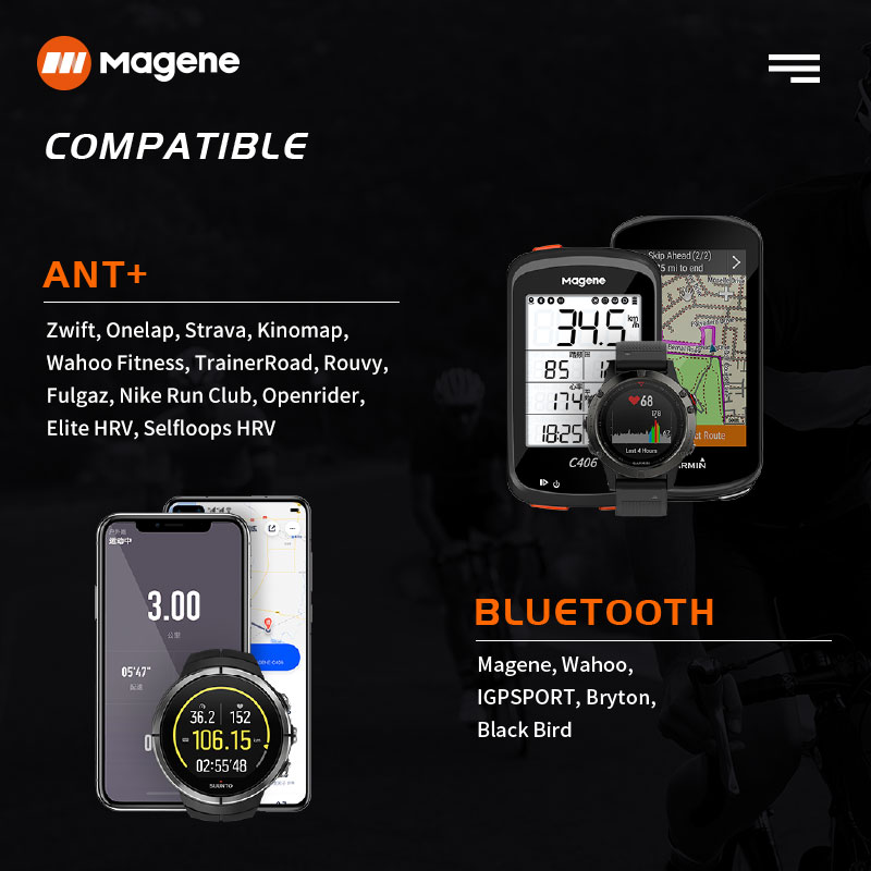 Magene H64 心拍数モニタームーバー Bluetoo - Breath Rate Monitor のレビューと価格