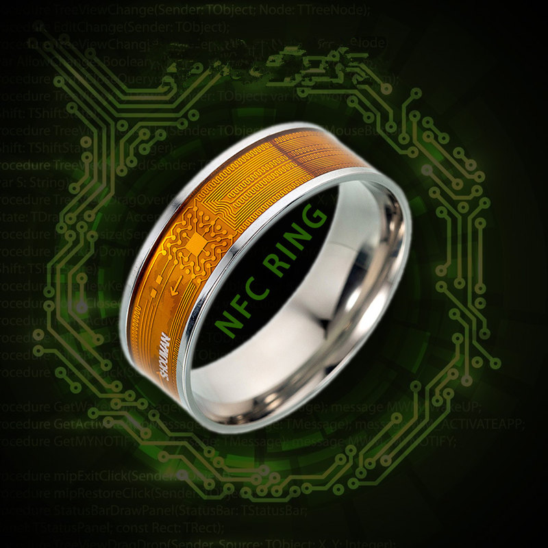 ステンレス鋼のユニセックス多機能リング,nfcスマートチップ - Smart Ring Nfc Pay のレビューと価格