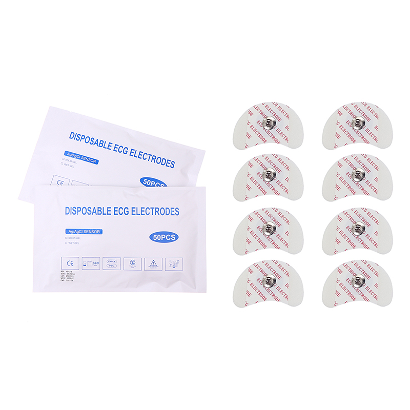 50枚入り 各袋2439個 ホワイトフォーム使い捨て心電図電 - Ecg Patch Monitor のレビューと価格