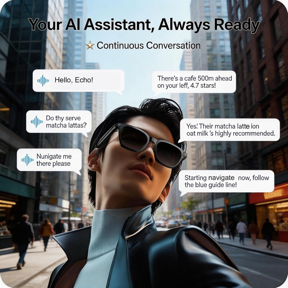 スマートグラス：4Kビデオ、デュアルレンズサングラス、オープ - Smart Glasses Lens のレビューと価格