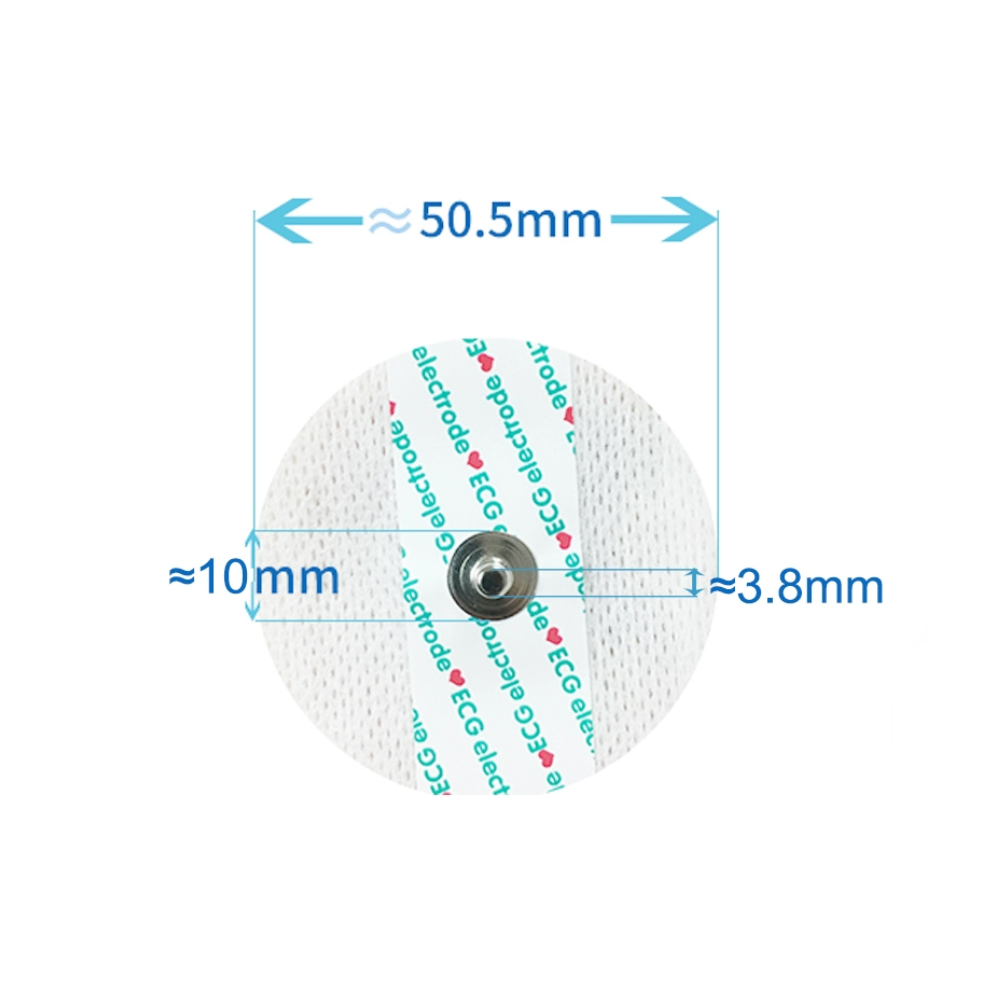 50 個/1 バッグ ECG EKG 電極パッチ不織布ボタン - Ecg Patch Monitor のレビューと価格