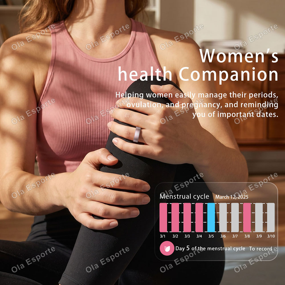 スマートリング 男女兼用 充電ケース付き、心拍数 血中酸素  - Temperature Ring Skin のレビューと価格