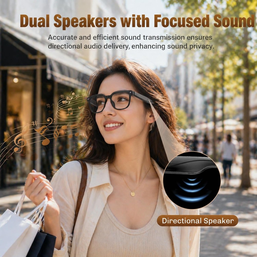 旅行用スマートグラス：4Kビデオ、写真撮影、翻訳、アシスタン - Smart Glasses Lens のレビューと価格