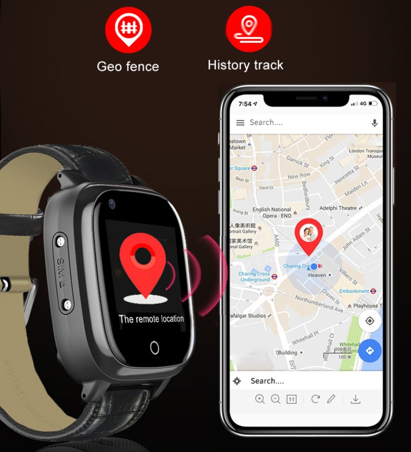 高齢者向けスマートウォッチ 高齢者向け GPS ウォッチ 転 - Fall Detection Watch のレビューと価格