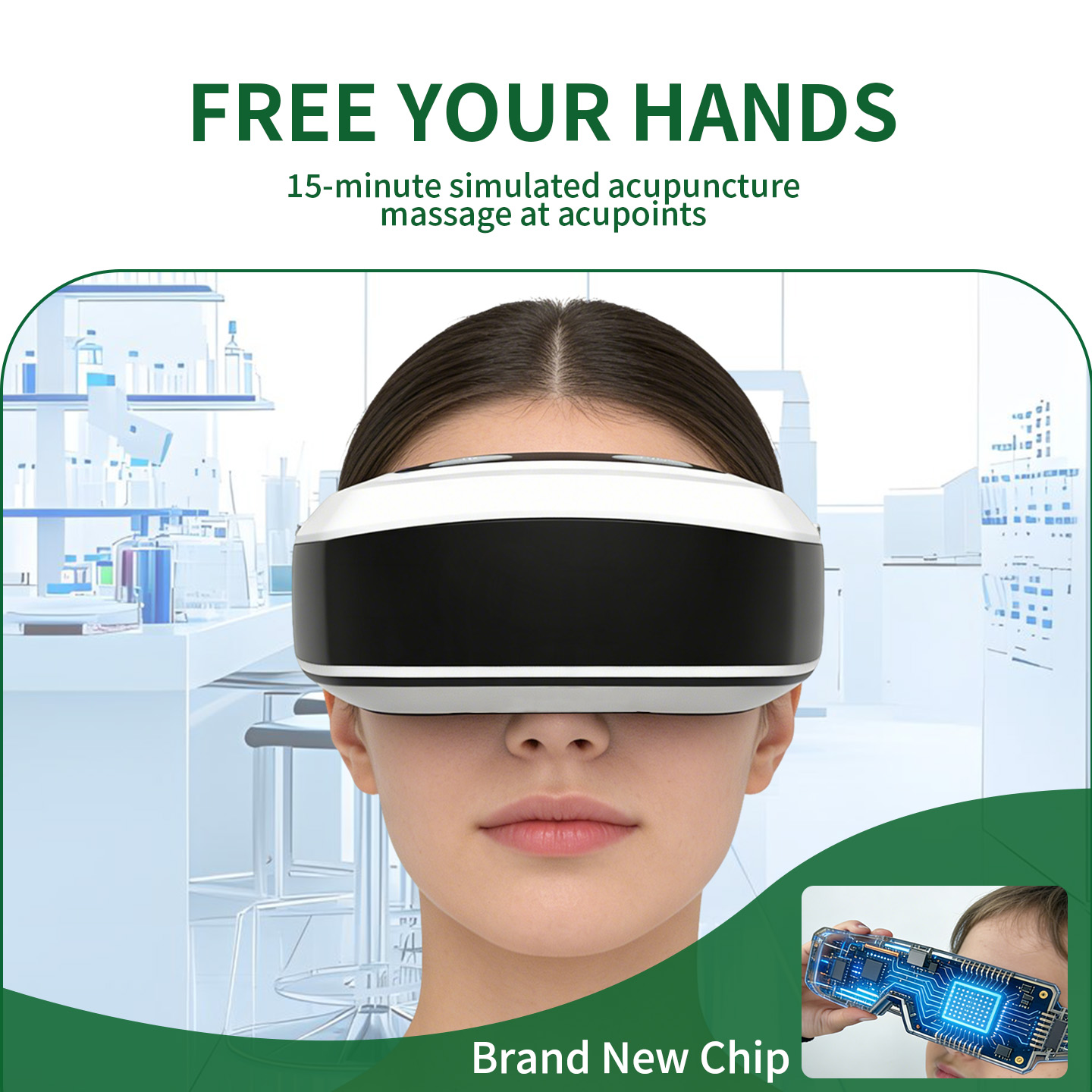 2026年新CE認証取得 パルス式アイマッサージャー 近視緩 - Light Therapy Glasses のレビューと価格