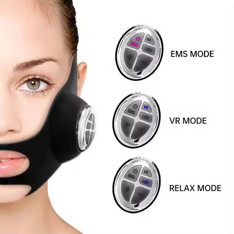 V フェイスリフティング EMS フェイシャルマスク赤青光療 - Galvanic Skin Sensor のレビューと価格