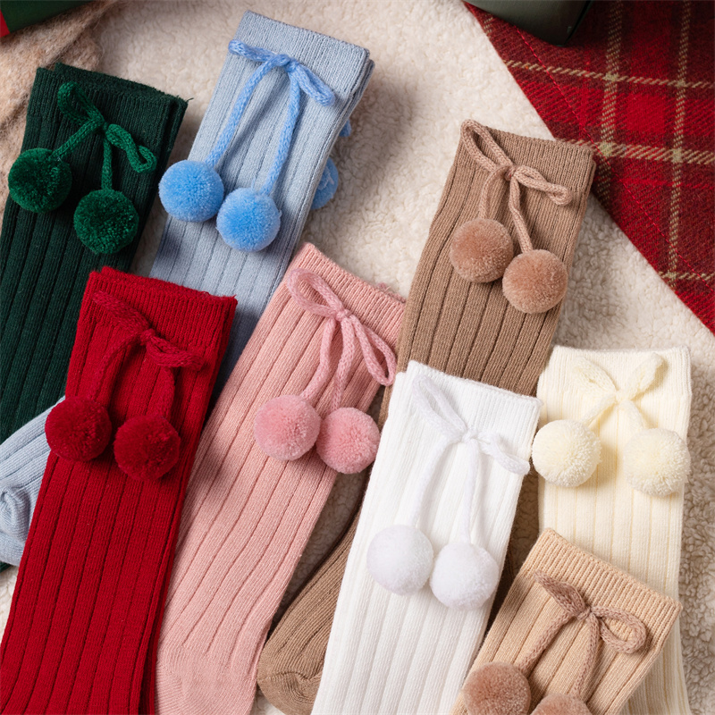 3 ペア/ロットベビーボールニーハイソックスソフトコットンキ - Baby Sock Oximeter のレビューと価格