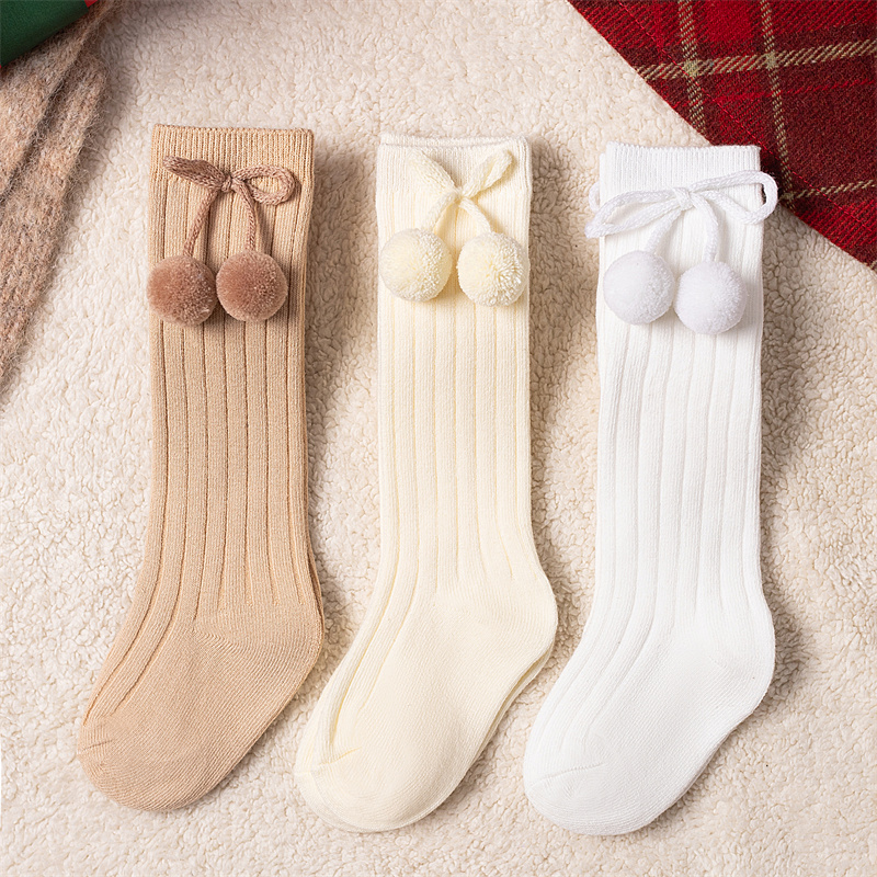 3 ペア/ロットベビーボールニーハイソックスソフトコットンキ - Baby Sock Oximeter のレビューと価格