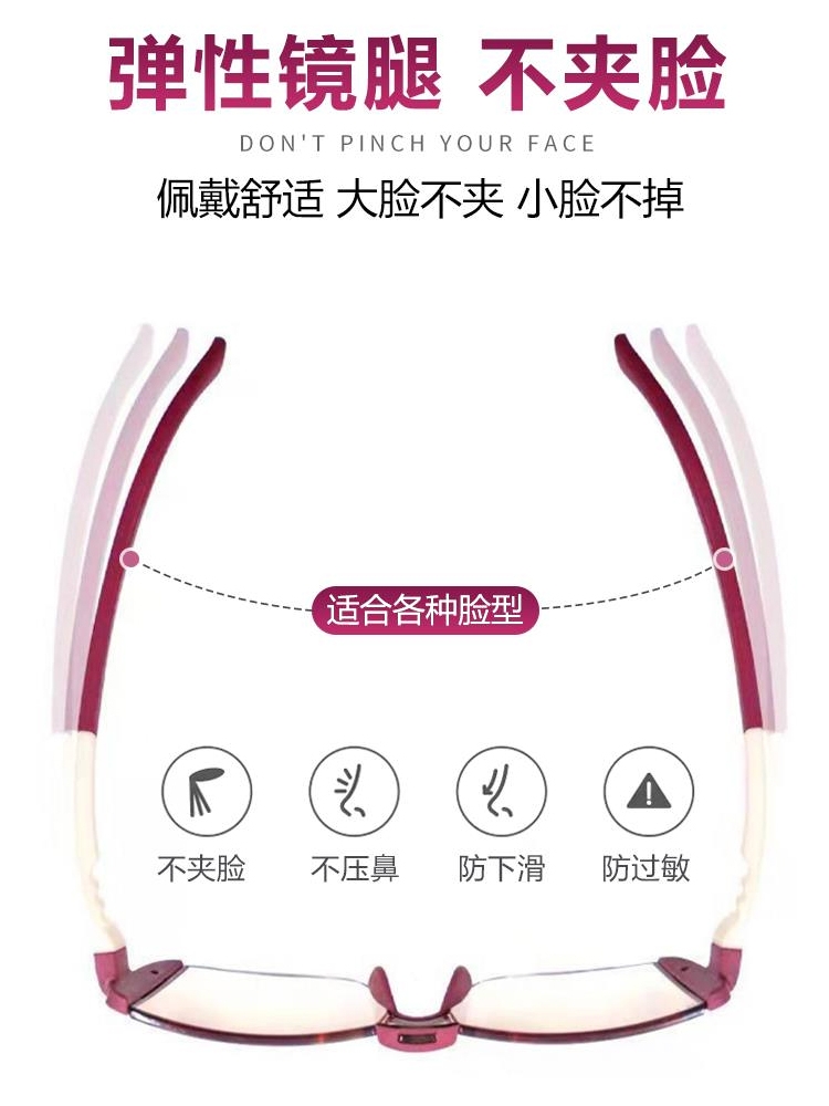 磁気療法フレームレスデュアルライトアンチブルーライト老眼鏡ス - Light Therapy Glasses のレビューと価格