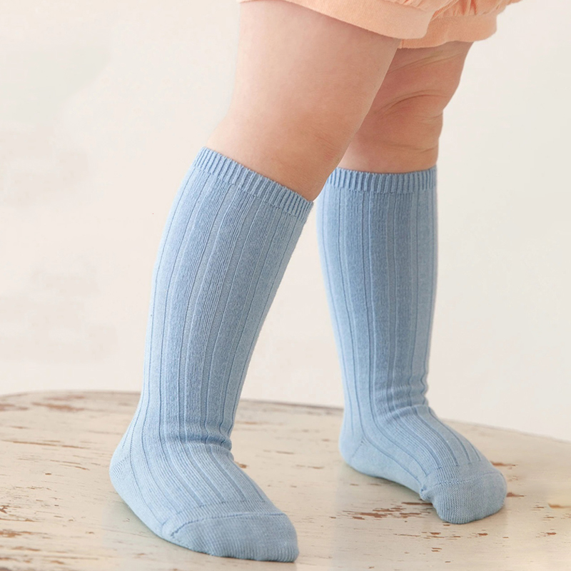 13 色の少年少女綿の靴下カジュアルリブニーハイベビーロング - Baby Sock Oximeter のレビューと価格