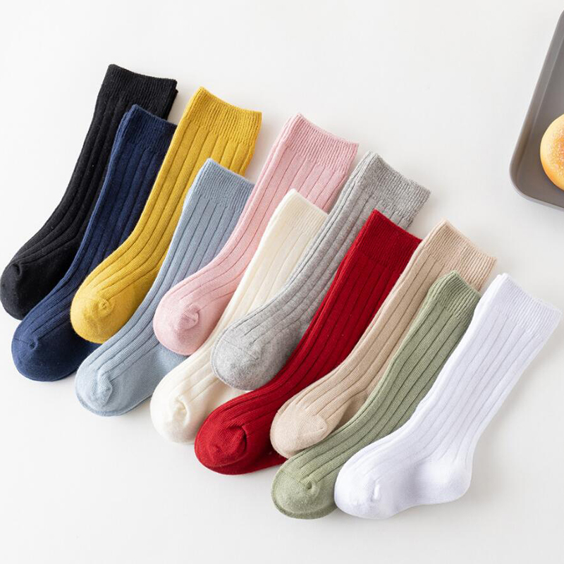 13 色の少年少女綿の靴下カジュアルリブニーハイベビーロング - Baby Sock Oximeter のレビューと価格