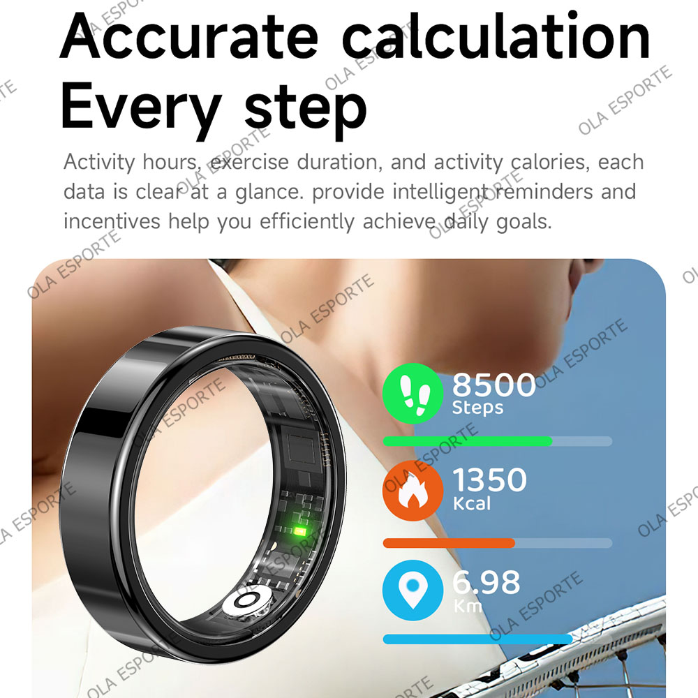 新しい R09 スマートリング男性女性用充電ケース付き、心拍 - Temperature Ring Skin のレビューと価格