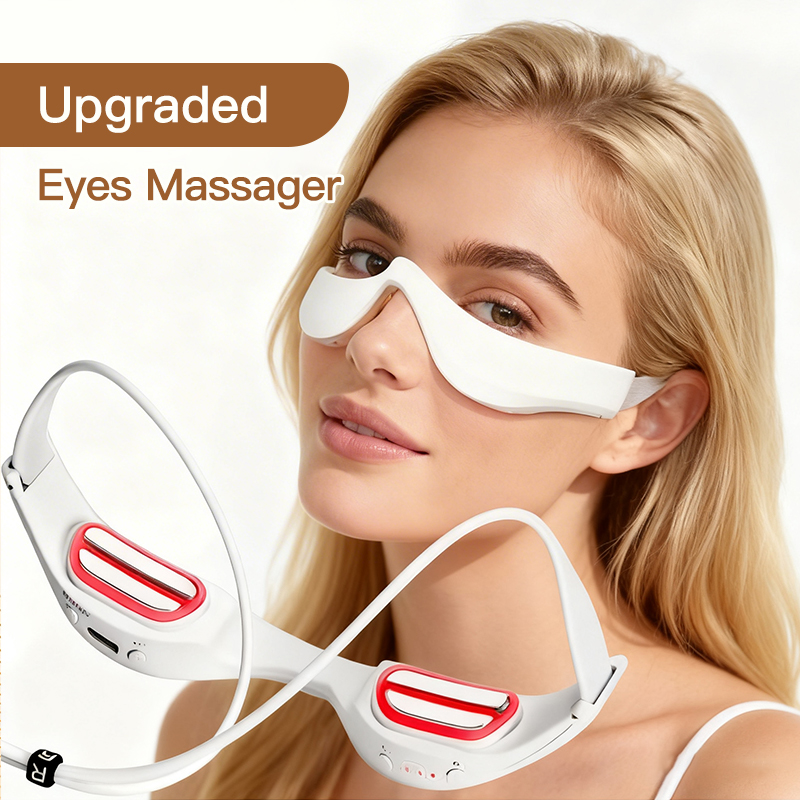 目の下の赤色光療法マッサージ器、マイクロカレント付き赤色光療 - Light Therapy Glasses のレビューと価格