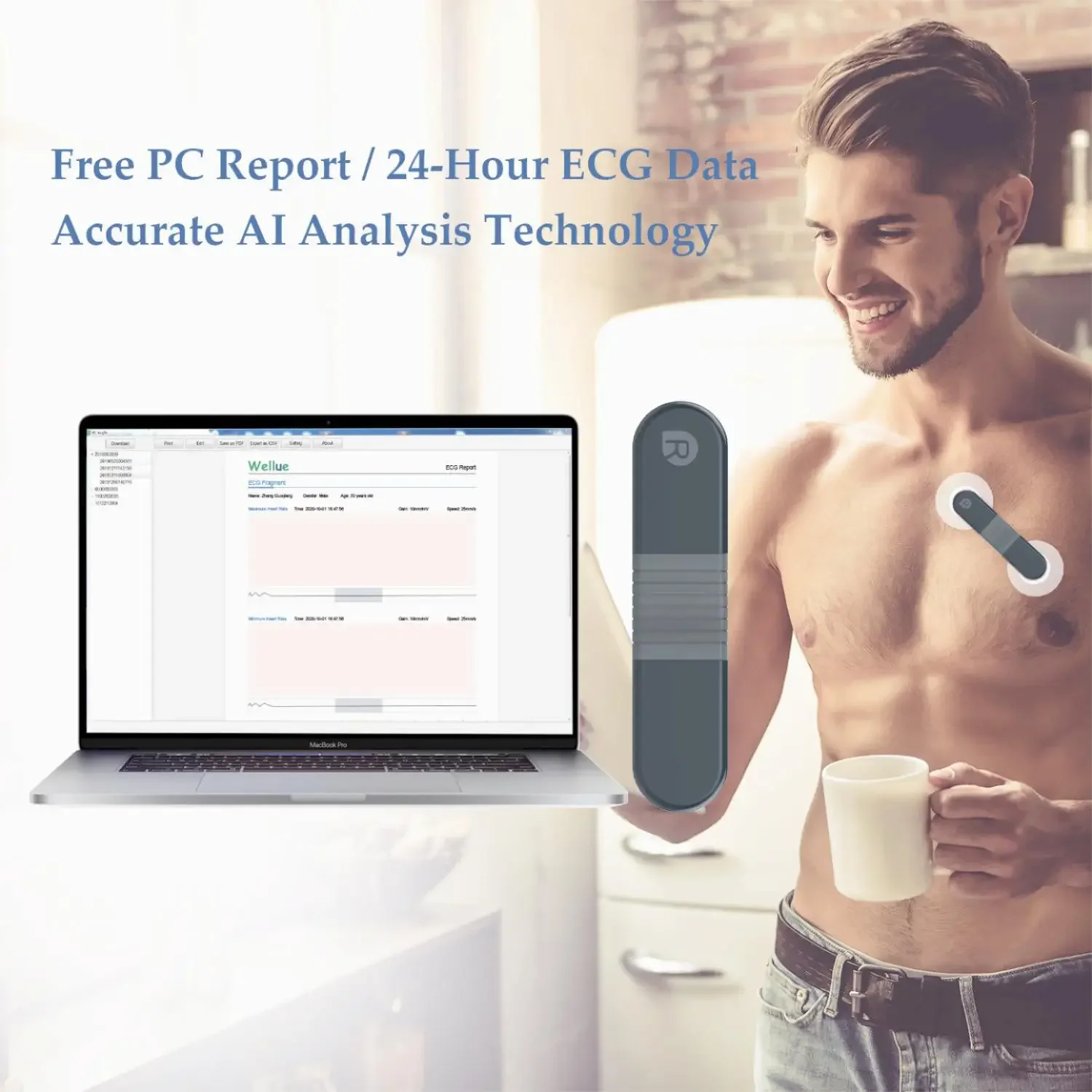 ワイヤレス Bluetooth ダイナミック レコーダー リ - Ecg Patch Monitor のレビューと価格