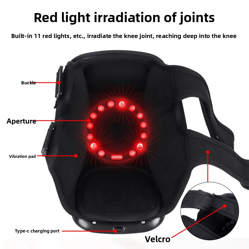 スマート膝マッサージ器、赤外線熱、振動療法ラップ、長時間バッ - Smart Knee Wrap のレビューと価格