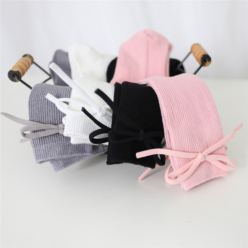 0〜7歳の女の赤ちゃんのための蝶ネクタイ付きの膝で柔らかい綿 - Baby Sock Oximeter のレビューと価格