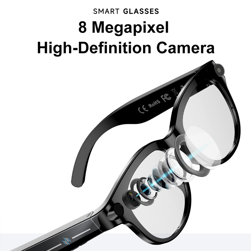 FLAUNT AIスマートグラス 4Kカメラ HD写真 Ch - Smart Glasses Lens のレビューと価格