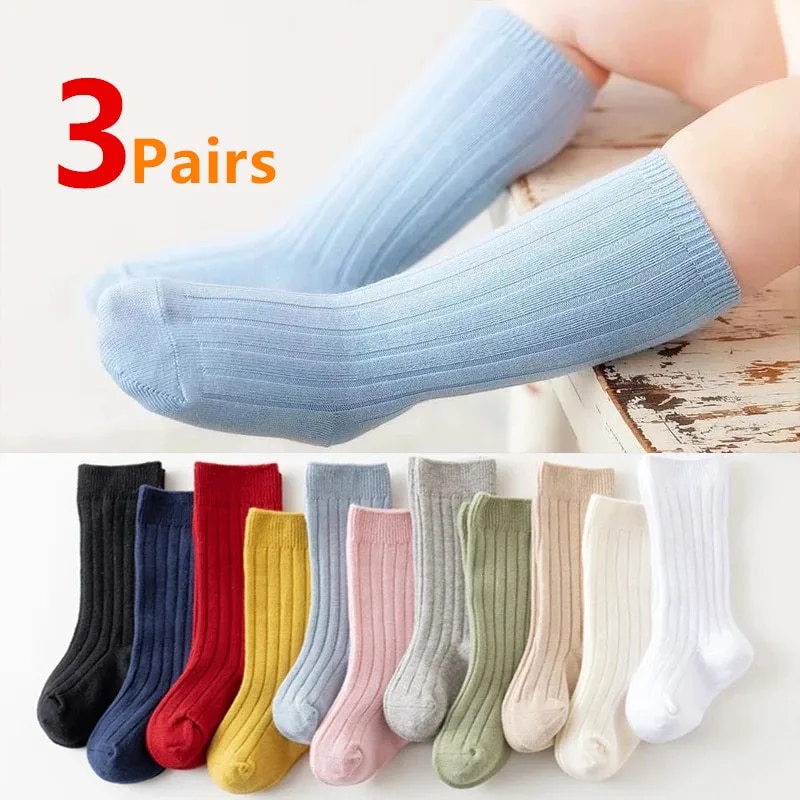 3 ペア/ロットベビーニーハイソックスキッズガールズボーイズ - Baby Sock Oximeter のレビューと価格